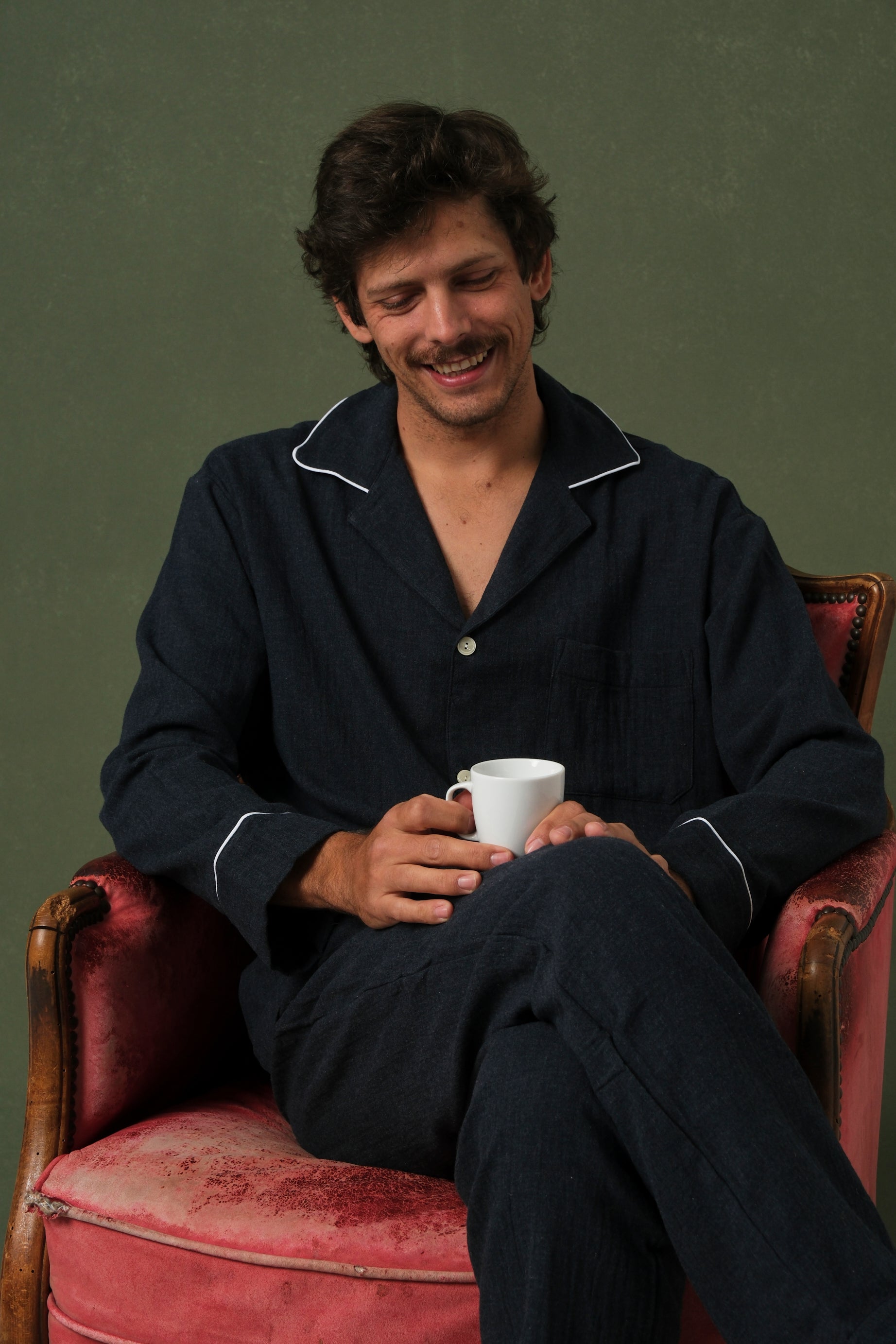 Pijama Hombre Bicolor Blue and Brown