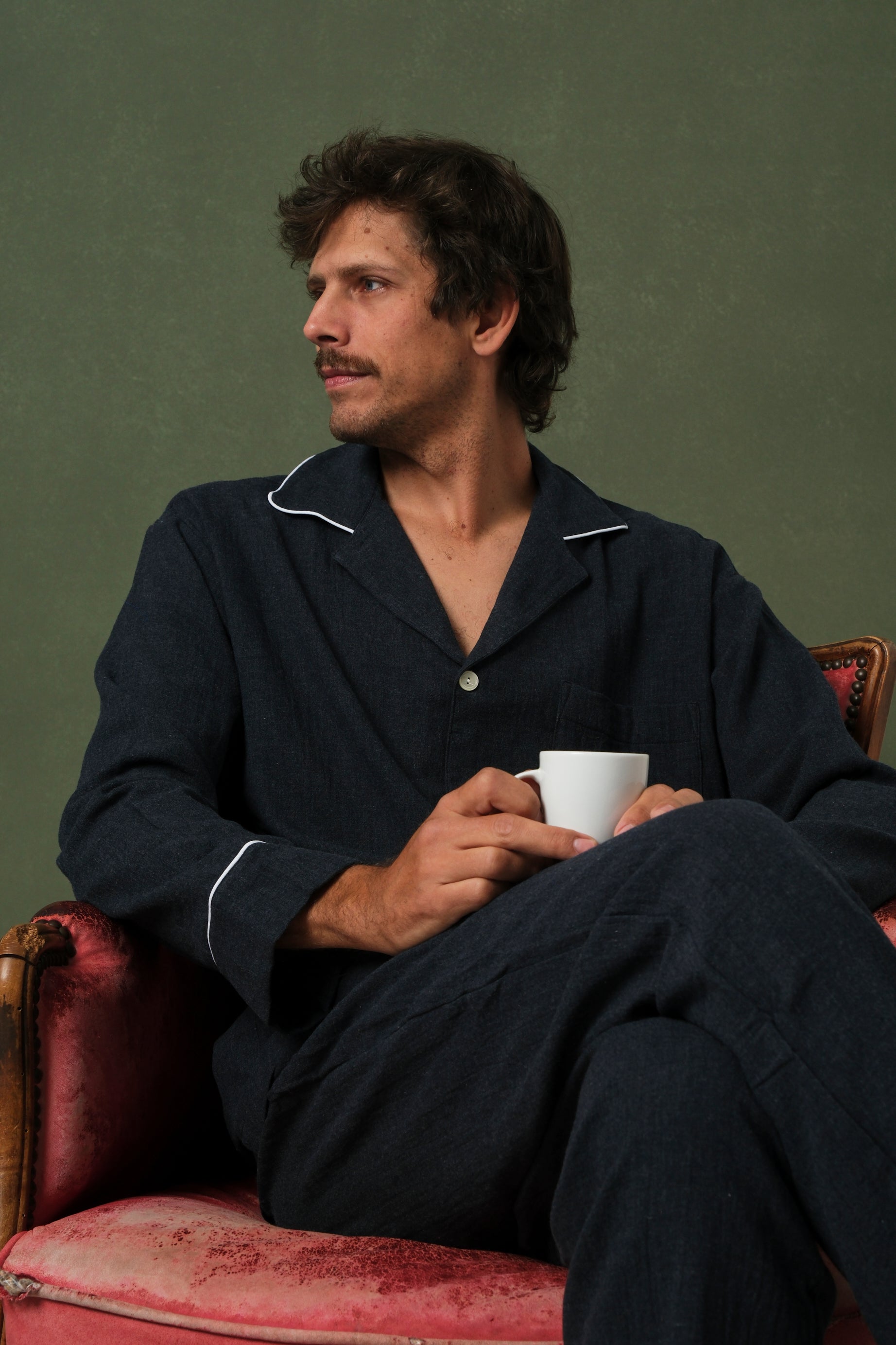 Pijama Hombre Bicolor Blue and Brown