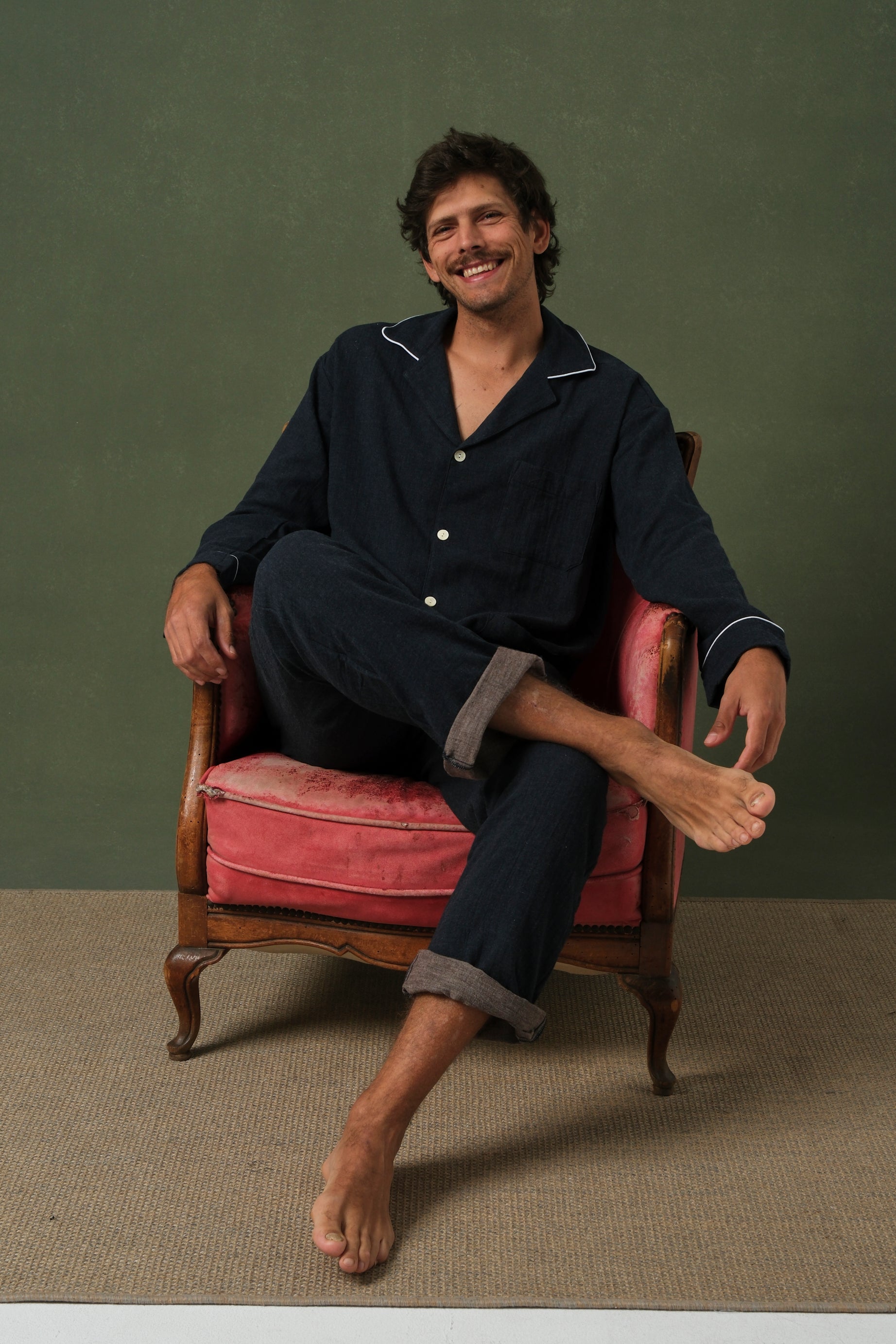 Pijama Hombre Bicolor Blue and Brown